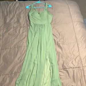 Jasmine size 8 sage green bridesmaid dress